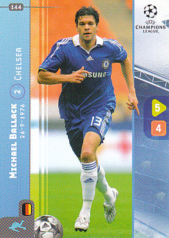 Michael Ballack Chelsea 2008/09 Panini Champions League #144